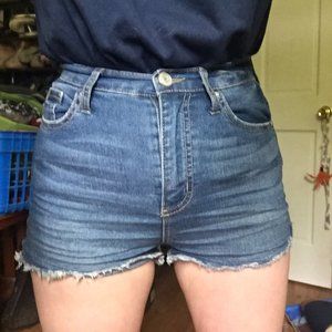 Blue Denim Shorts